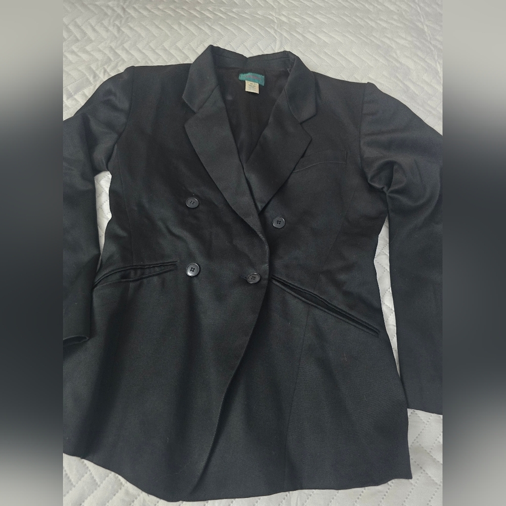 Kenzo Paris Vintage Women's Black Double-Breasted Blazer - Picture 3 of 11